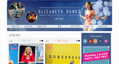 Desktop Screenshot of elizabethbanks.com
